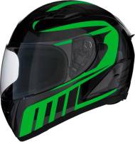 Z1R - Z1R Strike OPS Attack Helmet - 0101-11018 - Black/Green - Small - Image 1
