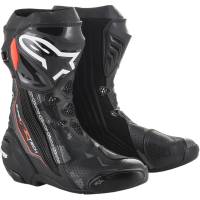 Alpinestars - Alpinestars Supertech R Vented Boots - 2220015-1052-41 - Black/Gray/Red Fluo - 7.5 - Image 1