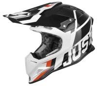 Just 1 - Just 1 J12 Unit Carbon Helmet - 6063230281045-03 - White/Black - Small - Image 1