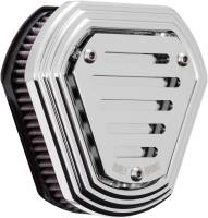 Burly Brand - Burly Brand Hex Air Cleaner - Chrome - B09-0008C - Image 1