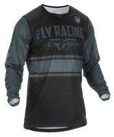 Fly Racing - Fly Racing Kinetic Mesh Era Youth Jersey - 372-320YX - Black/Gray - X-Large - Image 1