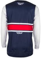Fly Racing - Fly Racing Kinetic Mesh Era Youth Jersey - 372-321YX - Navy/White/Red - X-Large - Image 2