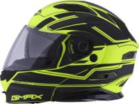 G-Max - G-Max MD01 Stealth Helmet - G1011685 - Matte Black/Hi-Viz Yellow - Medium - Image 1