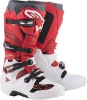 Alpinestars - Alpinestars Tech 7 Boots - 201201420338 - White/Red/Burgundy - 8 - Image 1