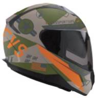 EVS - EVS Stratus Warbird Helmet - SHE18SW-OLV-L - Olive - Large - Image 1