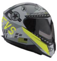 EVS - EVS Stratus Warbird Helmet - SHE18SW-GY-L - Matte Gray - Large - Image 1