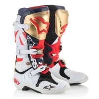Alpinestars - Alpinestars Tech 10 Liberty Limited Edition Boots - 2010014-2379-11 - Dark Blue/Red/White - 11 - Image 1