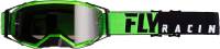 Fly Racing - Fly Racing Zone Pro Goggles - 37-5184 - Black/Green / Dark Smoke Lens - OSFM - Image 1