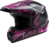G-Max - G-Max MX46 Colfax Youth Helmet - G3463220 - Black/Hi-Viz Pink - Small - Image 1