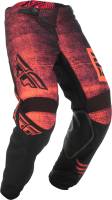 Fly Racing - Fly Racing Kinetic Noiz Youth Pants - 372-53226 - Neon Red/Black - 26 - Image 1