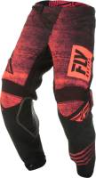 Fly Racing - Fly Racing Kinetic Noiz Youth Pants - 372-53226 - Neon Red/Black - 26 - Image 3