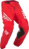 Fly Racing - Fly Racing Kinetic Shield Youth Pants - 372-43218 - Red/White - 18 - Image 1