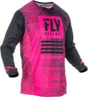 Fly Racing - Fly Racing Kinetic Noiz Jersey - 372-528L - Neon Pink/Black - Large - Image 1