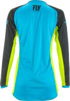 Fly Racing - Fly Racing Lite Girls Youth Jersey - 372-621YL - Blue/Hi-Vis - Large - Image 2