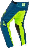 Fly Racing - Fly Racing Kinetic Shield Youth Pants - 372-43118 - Navy/Hi-Vis - 18 - Image 2