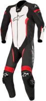 Alpinestars - Alpinestars Missile One-Piece Leather Suit - 3150118-1231-58 - Black/White/Red Fluo - 48 - Image 1