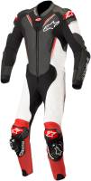 Alpinestars - Alpinestars Atem One-Piece Leather Suit V3 - 3156518-123-54 - Black/White/Red - 44 - Image 1