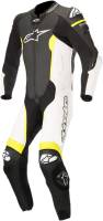 Alpinestars - Alpinestars Missile One-Piece Leather Suit - 3150118-125-46 - Black/White/Yellow Fluo - 36 - Image 1