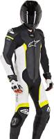 Alpinestars - Alpinestars Missile One-Piece Leather Suit - 3150118-125-46 - Black/White/Yellow Fluo - 36 - Image 2