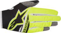 Alpinestars - Alpinestars Radar Flight Youth Gloves - 3541818-155-LG - Black/Yellow Fluo - Large - Image 1