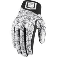 Icon 1000 - Icon 1000 Luckytime Gloves  - XF-2-3301-2899 - White - Large - Image 1