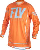 Fly Racing - Fly Racing Lite Hydrogen Jersey (2018) - 371-7282X - Orange/Blue - 2XL - Image 2