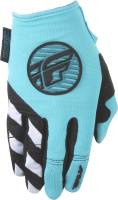 Fly Racing - Fly Racing Kinetic Womens Gloves - 371-61107 - Blue/Teal - Medium - Image 2