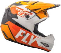 Fly Racing - Fly Racing Elite Guild Helmet - 73-8608-9-2X - Orange/White/Black - 2XL - Image 4