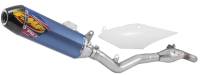 FMF Racing - FMF Racing Factory 4.1 RCT Full System - Blue Anodized Titanium Muffler - Carbon Fiber End Cap - 041562 - Image 2