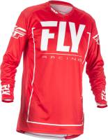 Fly Racing - Fly Racing Lite Hydrogen Jersey (2018) - 371-7222X - Red/Gray - 2XL - Image 1