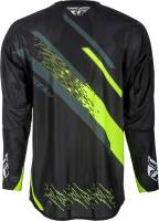 Fly Racing - Fly Racing Evolution 2.0 Youth Jersey - 371-220YX - Black/Hi-Vis/White - X-Large - Image 2