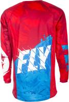 Fly Racing - Fly Racing Kinetic Outlaw Youth Jersey - 371-522YL - Red/Blue - Large - Image 3