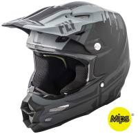 Fly Racing - Fly Racing F2 Carbon Forge MIPS Helmet - 73-4230-9-2X - Matte Gray/Black - 2XL - Image 1