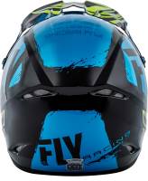 Fly Racing - Fly Racing Kinetic Burnish Helmet  - 73-3393-9-2X - Blue/Black/Hi-Vis - 2XL - Image 3