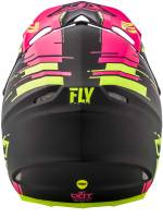 Fly Racing - Fly Racing F2 Carbon Forge MIPS Helmet - 73-4239-4-XS - Matte Neon Pink/Hi-Vis/Black - X-Small - Image 3