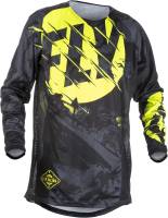 Fly Racing - Fly Racing Kinetic Outlaw Jersey - 371-5202X - Black/Hi-Vis - 2XL - Image 1