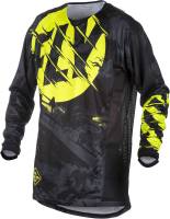 Fly Racing - Fly Racing Kinetic Outlaw Jersey - 371-5202X - Black/Hi-Vis - 2XL - Image 2