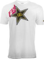 Fly Racing - Fly Racing Rockstar T-Shirt  - 352-1054L - White - Large - Image 1