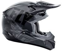 Fly Racing - Fly Racing Kinetic Burnish Helmet  - 73-3390-4-XS - Gray/Black - X-Small - Image 2