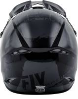 Fly Racing - Fly Racing Kinetic Burnish Helmet  - 73-3390-4-XS - Gray/Black - X-Small - Image 3