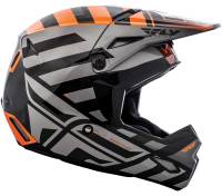 Fly Racing - Fly Racing Elite Cold Weather Interlace Helmet - 73-4942-7-L - Black/Orange - Large - Image 4