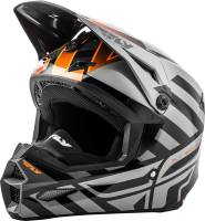 Fly Racing - Fly Racing Elite Cold Weather Interlace Helmet - 73-4942-7-L - Black/Orange - Large - Image 5
