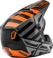 Fly Racing - Fly Racing Elite Cold Weather Interlace Helmet - 73-4942-7-L - Black/Orange - Large - Image 6