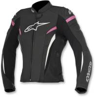 Alpinestars - Alpinestars Stella GP Plus R Airflow Leather Jacket V2 - 3110617-1039-40 - Black/White/Fuchsia - 4 - Image 1