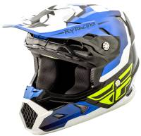 Fly Racing - Fly Racing Toxin Original Helmet - 73-8513S - Blue/Black/White - Small - Image 1