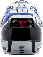 Fly Racing - Fly Racing Toxin Original Helmet - 73-8513S - Blue/Black/White - Small - Image 3
