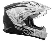 Fly Racing - Fly Racing Trekker Nova Helmet - 73-7016XS - White/Gray - X-Small - Image 2