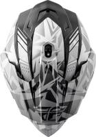 Fly Racing - Fly Racing Trekker Nova Helmet - 73-7016XS - White/Gray - X-Small - Image 4