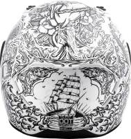 Fly Racing - Fly Racing Revolt Ink N Needle Helmet - 73-8366L - White/Black - Large - Image 2