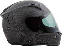 Fly Racing - Fly Racing Revolt Ink N Needle Helmet - 73-8365L - Black/Gun - Large - Image 4